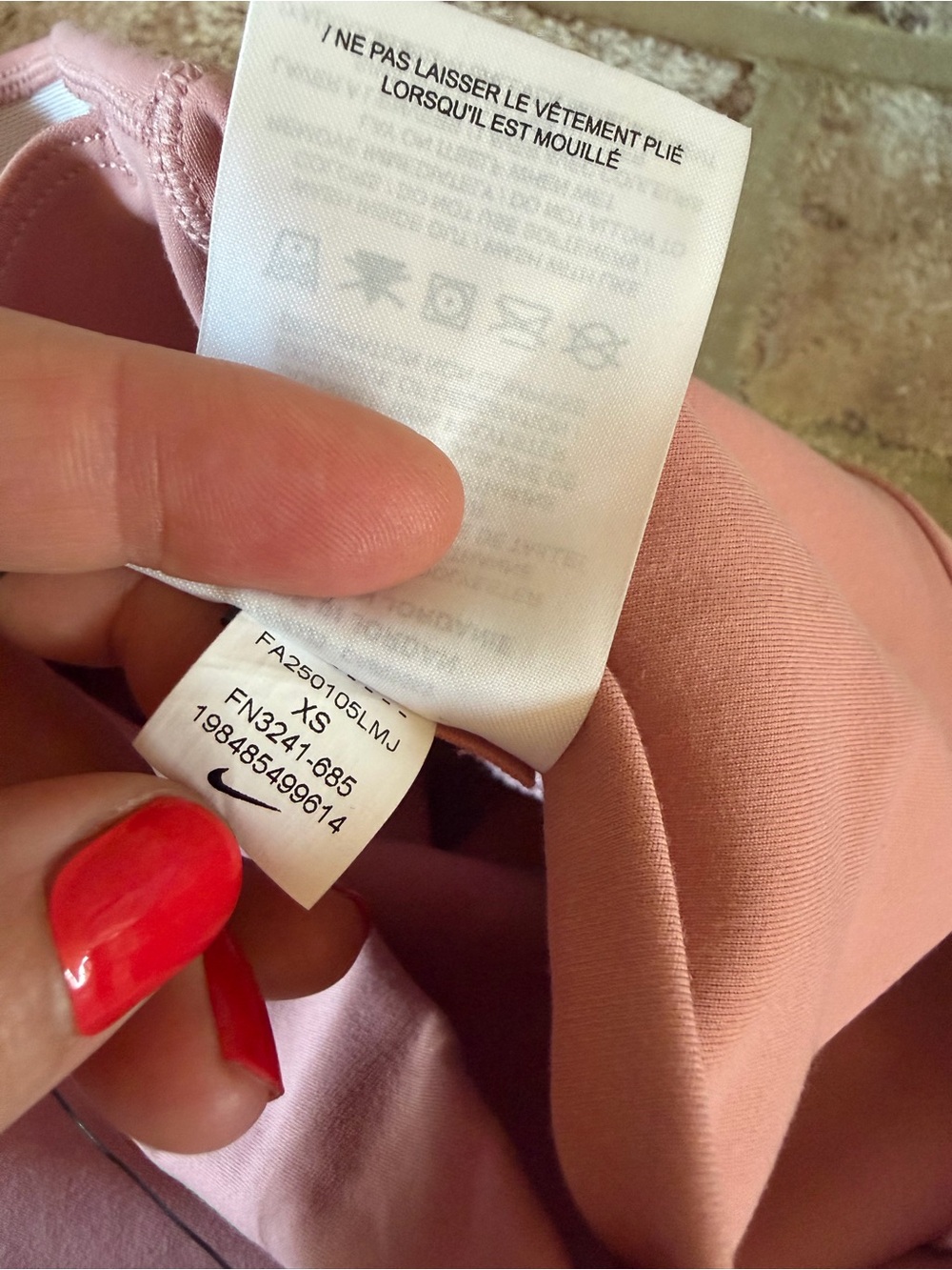 Nike | 3 Piece Matching Set | Dusty Rose | XS - Picture 8 of 16